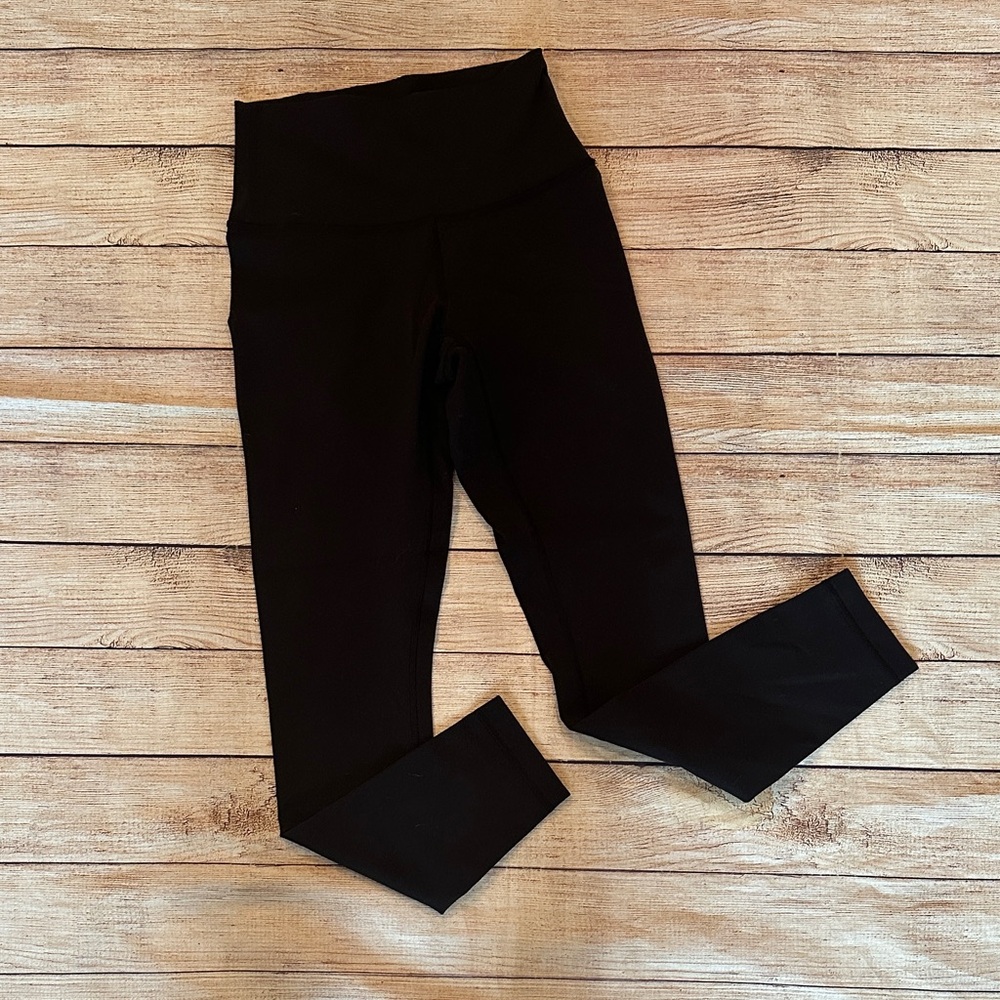 Lululemon Athletica Black Leggings Size 4 Inseam 25”